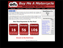 Tablet Screenshot of buymeamotorcycle.trod.org